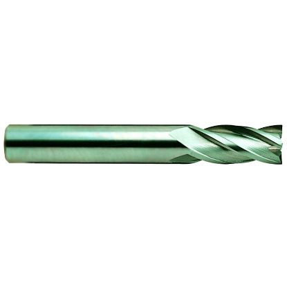 Picture of YG-1 07600TF-045R DIA 1 SH 1.00 LOC 1.50 OAL 4.00 End Mill Standard Flute Standard Helix Carbide TiAlN Single End Corner Radius 0.0450 1.14MM Carbide End Mill