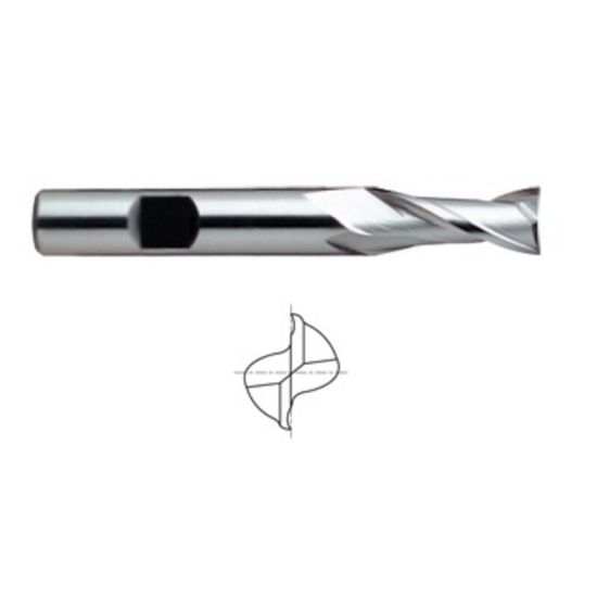 Picture of YG-1 1540 DIA 1 SH 1.00 LOC 1.6250 OAL 4.1250 End Mill Standard Flute Standard Helix Powder Metal Uncoated Single End Square Sharp ASP