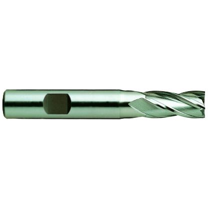 Picture of YG-1 7049 DIA 9/32 SH 0.3750 LOC 0.6875 OAL 2.50 End Mill Standard Flute Standard Helix HSS Uncoated Single End Square Sharp General Purpose