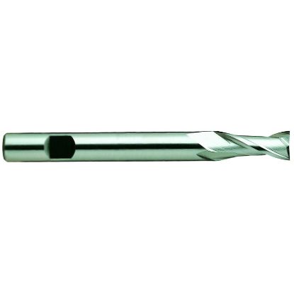 Picture of YG-1 3039 DIA 1/8 SH 0.3750 LOC 0.3750 OAL 2.3750 End Mill Standard Flute Standard Helix HSS Uncoated Single End Square Sharp General Purpose