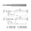 Picture of WIDIN WE71202060P DIA 2MM SH 0.1575 LOC 0.1181 OAL 4.3307 End Mill Standard Flute Variable Helix Carbide AlTiN Single End Square Sharp WINNER 7 PLUS