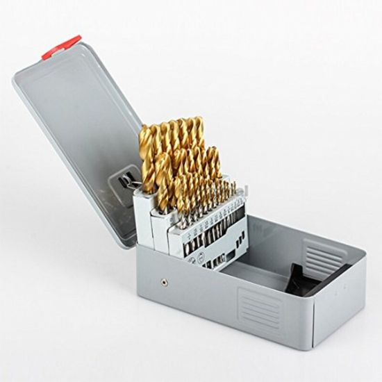 Picture of YG-1 D2GPSet927 1/16 HSS(M42) Jobbers Length Straight Shank Split Point 29PCS Gold-P Drill Set