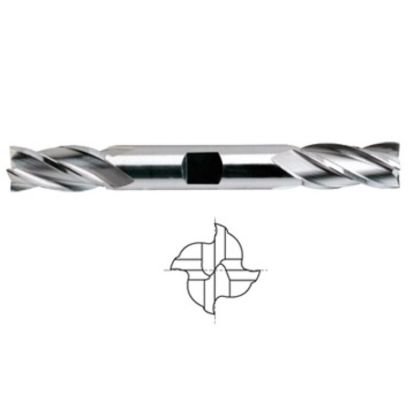 Picture of YG-1 13540PC DIA 1 SH 1.00 LOC 1.8750 OAL 6.3750 End Mill Standard Flute High Helix Powder Metal TiCN Double End Square Sharp ASP