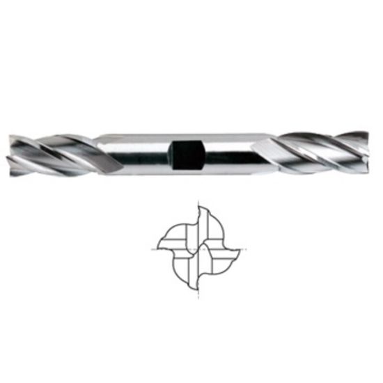 Picture of YG-1 13540PC DIA 1 SH 1.00 LOC 1.8750 OAL 6.3750 End Mill Standard Flute High Helix Powder Metal TiCN Double End Square Sharp ASP