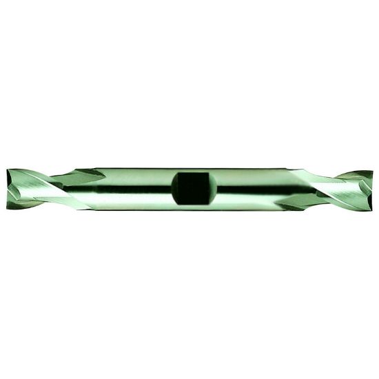Picture of YG-1 11046 DIA 15/64 SH 0.3750 LOC 0.50 OAL 3.1250 End Mill Standard Flute Standard Helix HSS Uncoated Double End Square Sharp General Purpose