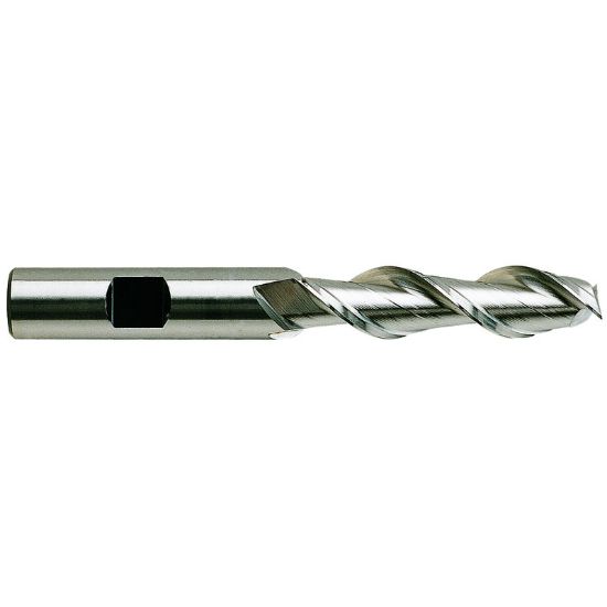 Picture of YG-1 18109HE DIA 3/4 SH 0.7500 LOC 3.00 OAL 5.2500 End Mill Standard Flute Standard Helix HSS TiAlN Single End Square Sharp General Purpose