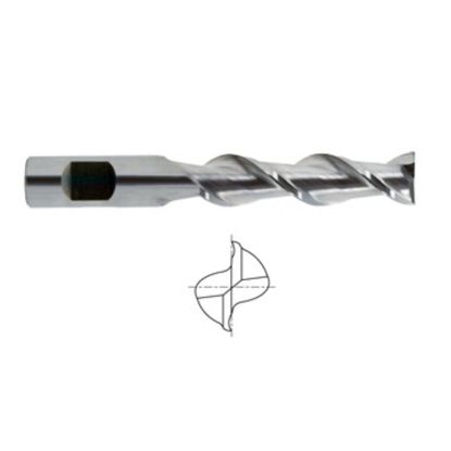 Picture of YG-1 21594 DIA 9/16 SH 0.5625 LOC 1.2500 OAL 3.50 End Mill Standard Flute Standard Helix Carbide TiN Single End Square Sharp Carbide End Mill