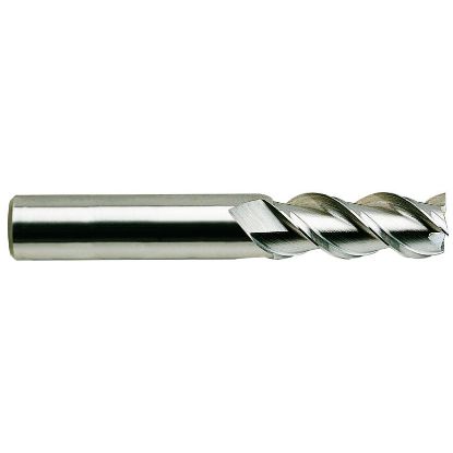 Picture of YG-1 34600TC DIA 1 SH 1.00 LOC 1.50 OAL 4.00 End Mill Standard Flute High Helix Carbide TiCN Single End Square Sharp Carbide End Mill