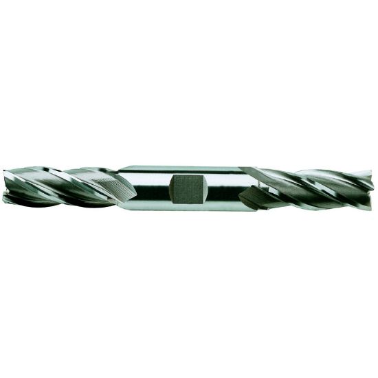 Picture of YG-1 12052 DIA 21/64 SH 0.3750 LOC 0.7500 OAL 3.50 End Mill Standard Flute Standard Helix HSS Uncoated Double End Square Sharp General Purpose
