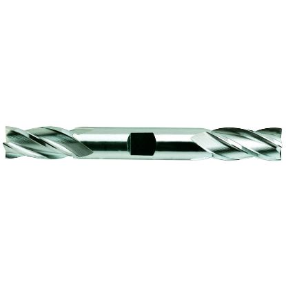 Picture of YG-1 13593TE DIA 1/2 SH 0.50 LOC 1.00 OAL 4.00 End Mill Standard Flute Standard Helix Carbide TiAlN Double End Square Sharp Carbide End Mill