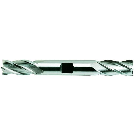 Picture of YG-1 13593TE DIA 1/2 SH 0.50 LOC 1.00 OAL 4.00 End Mill Standard Flute Standard Helix Carbide TiAlN Double End Square Sharp Carbide End Mill