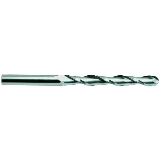 Picture of YG-1 52600TC DIA 1 SH 1.00 LOC 3.00 OAL 6.00 End Mill Standard Flute Standard Helix Carbide TiCN Single End Ball Nose Carbide End Mill