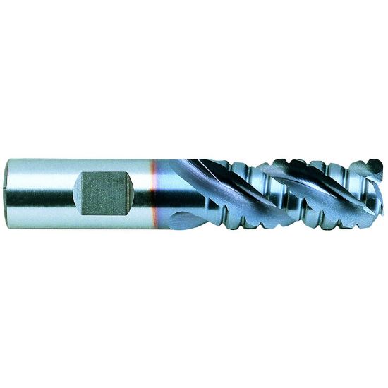 Picture of YG-1 67912PC DIA 1-1/4 SH 1.2500 LOC 4.00 OAL 6.50 End Mill Powder Metal TiCN Single End Corner Radius 0.1200 3.05MM ASP