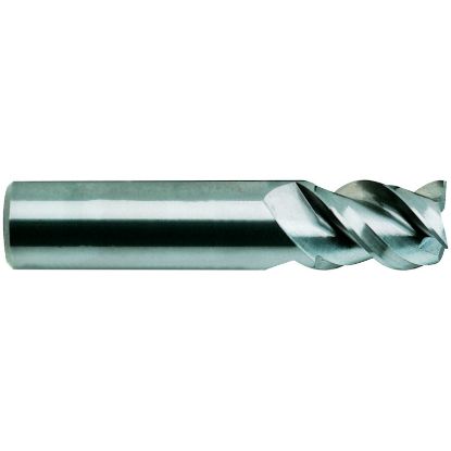 Picture of YG-1 83908TC DIA 3/4 SH 0.7500 LOC 3.00 OAL 6.00 End Mill Standard Flute High Helix Carbide TiCN Single End Square Sharp Carbide End Mill