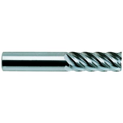 Picture of YG-1 86598TF-090R DIA 3/4 SH 0.7500 LOC 1.6250 OAL 4.00 End Mill Standard Flute High Helix Carbide TiAlN Single End Corner Radius 0.0900 2.29MM Carbide End Mill