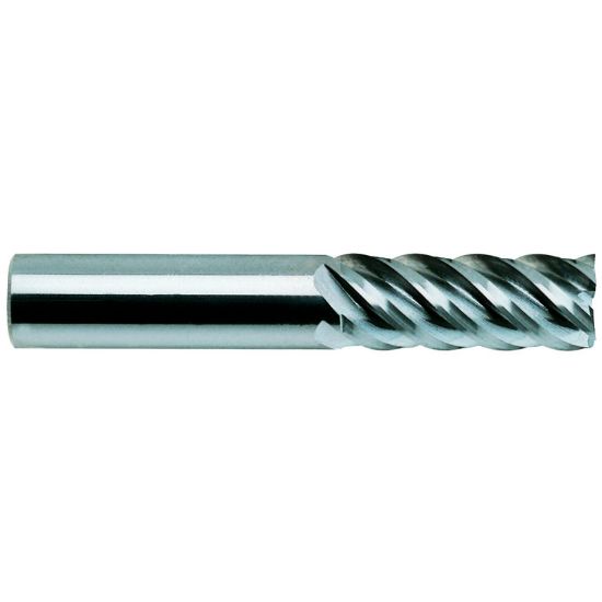 Picture of YG-1 86598TF-090R DIA 3/4 SH 0.7500 LOC 1.6250 OAL 4.00 End Mill Standard Flute High Helix Carbide TiAlN Single End Corner Radius 0.0900 2.29MM Carbide End Mill