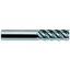 Picture of YG-1 86600TF-125R DIA 1 SH 1.00 LOC 2.00 OAL 4.00 End Mill Standard Flute High Helix Carbide TiAlN Single End Corner Radius 0.1250 3.18MM Carbide End Mill