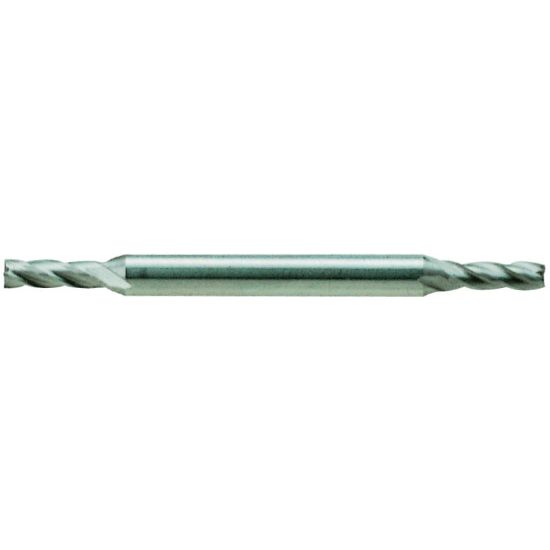 Picture of YG-1 53270 DIA 11/64 SH 0.1875 LOC 0.50 OAL 2.2500 End Mill Standard Flute Standard Helix Cobalt Uncoated Double End Square Sharp General Purpose