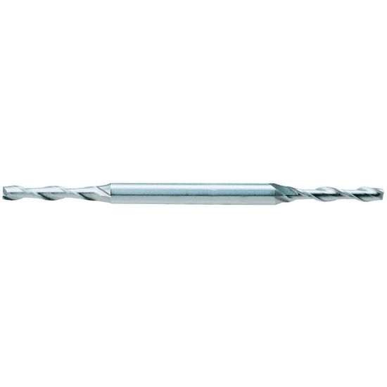 Picture of YG-1 51256 DIA 1/16 SH 0.1875 LOC 0.2187 OAL 2.50 End Mill Standard Flute Standard Helix Cobalt Uncoated Double End Square Sharp General Purpose