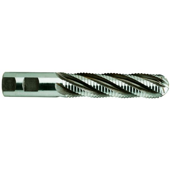 Picture of YG-1 68321CF DIA 1/2 SH 0.50 LOC 1.2500 OAL 3.2500 End Mill Roughing Flute Standard Helix Cobalt TiAlN Single End Ball Nose General Purpose