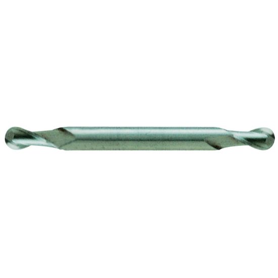 Picture of YG-1 55268 DIA 5/32 SH 0.1875 LOC 0.2343 OAL 2.00 End Mill Standard Flute Standard Helix Cobalt Uncoated Double End Ball Nose General Purpose