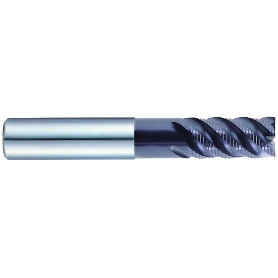 Picture of YG-1 95101 DIA 1/4 SH 0.2500 LOC 0.7500 OAL 2.50 End Mill Carbide TiAlN Single End Square Sharp J-Power