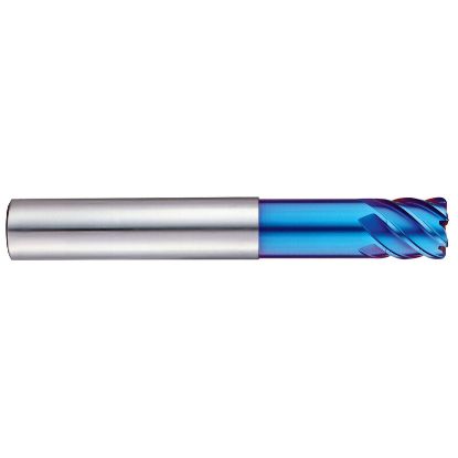 Picture of YG-1 G8A39905 DIA 12MM SH 0.4724 LOC 1.0236 OAL 4.3307 End Mill Standard Flute High Helix Carbide TiAlN Single End Corner Radius 0.0197 0.50MM X-5070 End Mill