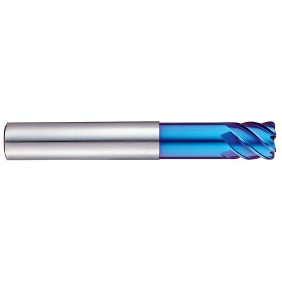 Picture of YG-1 G8A39914 DIA 16MM SH 0.6299 LOC 2.5984 OAL 5.1181 End Mill Standard Flute High Helix Carbide TiAlN Single End Corner Radius 0.0591 1.50MM X-5070 End Mill