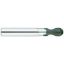 Picture of YG-1 EI880040 DIA 3MM SH 0.2362 LOC 0.1575 OAL 3.1496 End Mill Standard Flute Standard Helix Carbide Diamond Single End Ball Nose D-Power