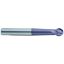 Picture of YG-1 93419 DIA 1/4 SH 0.2500 LOC 0.20 OAL 4.00 End Mill Standard Flute Standard Helix Carbide TiAlN Single End Ball Nose X-Power