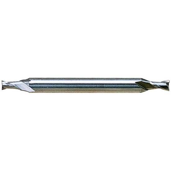 Picture of YG-1 49254 DIA 3/64 SH 0.1875 LOC 0.0625 OAL 2.00 End Mill Standard Flute Standard Helix Cobalt Uncoated Double End Square Sharp General Purpose