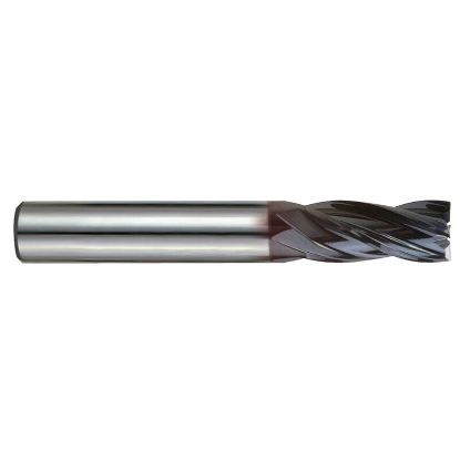 Picture of YG-1 EMD47048 DIA 3/4 SH 0.7500 LOC 1.50 OAL 4.00 End Mill Standard Flute Variable Helix Carbide TiAlN Single End Square Sharp V7 Mill