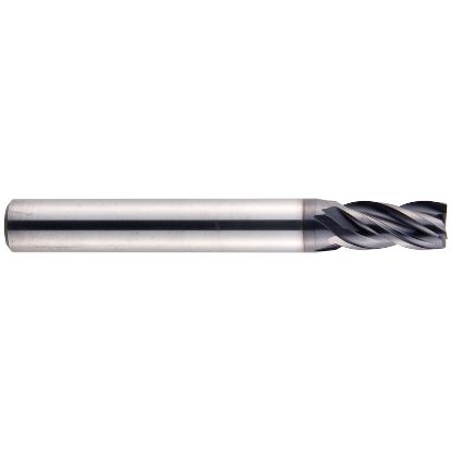 Picture of YG-1 EMD60064 DIA 1 SH 1.00 LOC 1.00 OAL 4.00 End Mill Standard Flute Variable Helix Carbide TiAlN Single End Square Sharp V7 Mill