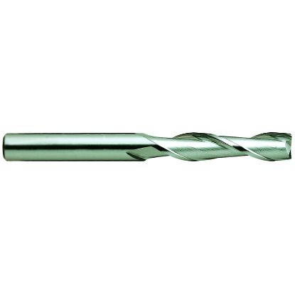 Picture of YG-1 54593TF DIA 1/2 SH 0.50 LOC 3.00 OAL 6.00 End Mill Standard Flute Standard Helix Carbide TiAlN Single End Square Sharp Carbide End Mill
