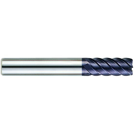 Picture of YG-1 EM835200 DIA 10MM SH 0.3937 LOC 0.8661 OAL 3.9370 End Mill Standard Flute High Helix Carbide TiAlN Single End Corner Radius 0.0394 1.00MM X-Power