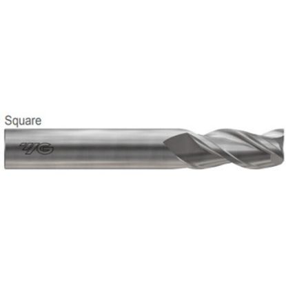 Picture of YG-1 JAG95928 DIA 1 SH 1.00 LOC 1.2500 OAL 4.00 End Mill Standard Flute Standard Helix Carbide TiCN Single End Square Sharp Alu-Power HPC