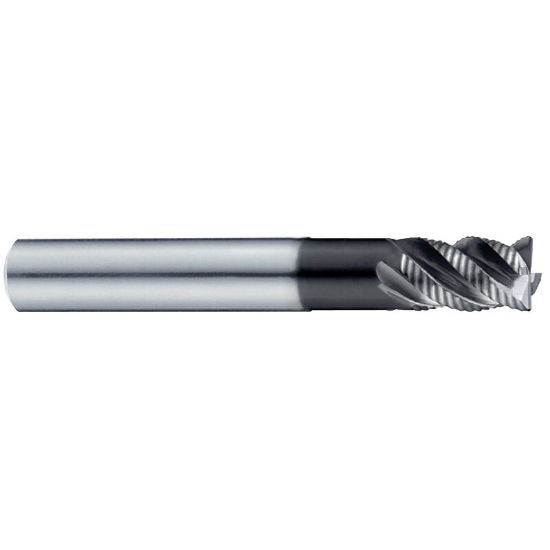 Picture of YG-1 G90932 DIA 1/2 SH 0.50 LOC 0.6250 OAL 3.2500 End Mill Carbide TiAlN Single End Corner Radius 0.0200 0.51MM X-SPEED End Mill