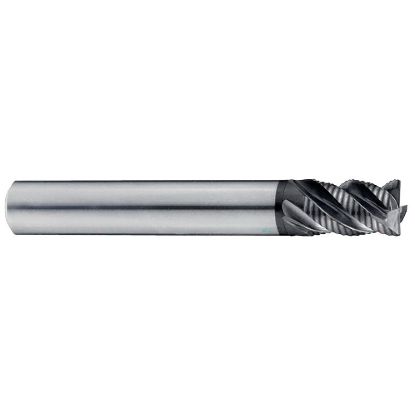Picture of YG-1 G90716 DIA 1/4 SH 0.2500 LOC 0.3750 OAL 2.00 End Mill Carbide TiAlN Single End Corner Radius 0.0200 0.51MM X-SPEED End Mill