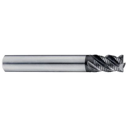 Picture of YG-1 G90816 DIA 1/4 SH 0.2500 LOC 0.6250 OAL 2.50 End Mill Carbide TiAlN Single End Corner Radius 0.0200 0.51MM X-SPEED End Mill