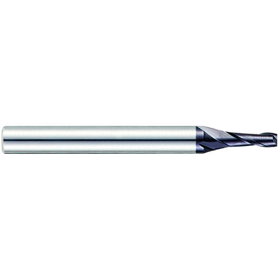 Picture of YG-1 93501 DIA 0.04 SH 0.1250 LOC 0.10 OAL 1.50 End Mill Standard Flute Standard Helix Carbide TiAlN Single End Square Sharp X-Power