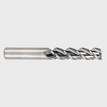 Picture of YG-1 97032 DIA 1/2 SH 0.50 LOC 1.3750 OAL 3.50 End Mill Standard Flute Standard Helix Carbide Uncoated Single End Square Sharp Alu-Power End Mill