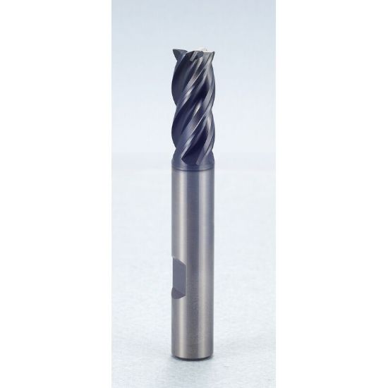 Picture of YG-1 GMF53200 DIA 20MM SH 0.7874 LOC 1.0236 OAL 3.6220 End Mill Standard Flute Variable Helix Carbide TiAlN Single End Square Sharp V7 Plus