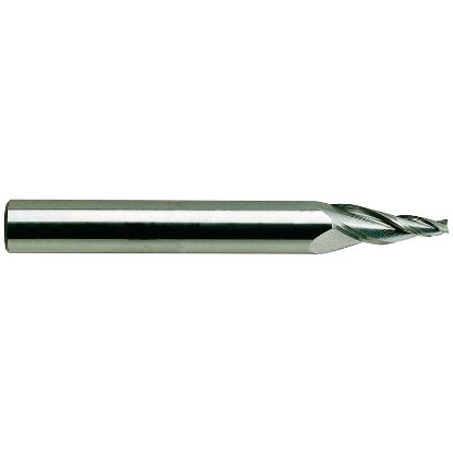 Picture of YG-1 87903TE DIA 1/8 SH 0.50 LOC 1.00 OAL 4.00 End Mill Standard Flute Standard Helix Carbide TiAlN Single End Square Sharp Carbide End Mill