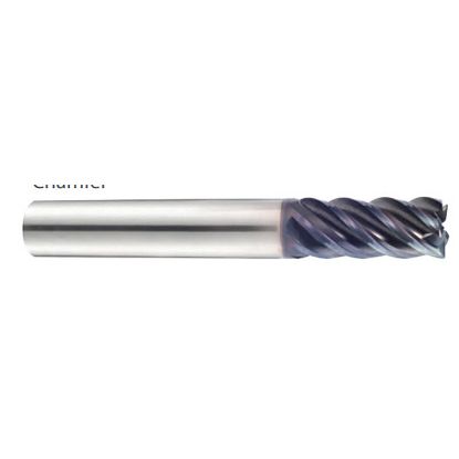 Picture of YG-1 GMG24200 DIA 20MM SH 0.7874 LOC 1.0236 OAL 3.6220 End Mill Standard Flute Variable Helix Carbide TiAlN Single End Square Sharp TitaNox Power End Mill