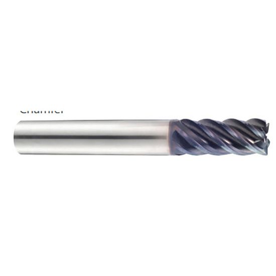 Picture of YG-1 GMG24200 DIA 20MM SH 0.7874 LOC 1.0236 OAL 3.6220 End Mill Standard Flute Variable Helix Carbide TiAlN Single End Square Sharp TitaNox Power End Mill