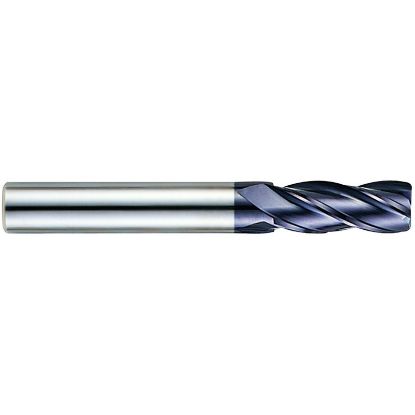 Picture of YG-1 EM819200 DIA 20MM SH 0.7874 LOC 2.1654 OAL 4.3307 End Mill Standard Flute Standard Helix Carbide TiAlN Single End Corner Radius 0.0197 0.50MM X-Power