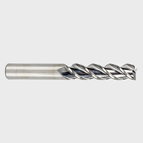 Picture of YG-1 97024 DIA 3/8 SH 0.3750 LOC 1.1250 OAL 3.00 End Mill Standard Flute Standard Helix Carbide Uncoated Single End Square Sharp Alu-Power End Mill