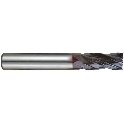 Picture of YG-1 EMD45030 DIA 3MM SH 0.2362 LOC 0.1969 OAL 1.9685 End Mill Standard Flute Variable Helix Carbide TiAlN Single End Corner Radius 0.0118 0.30MM V7 Mill