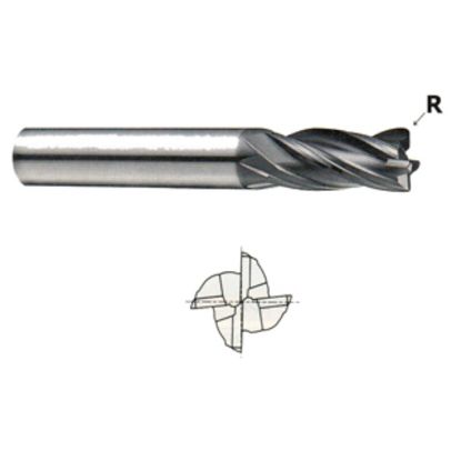 Picture of YG-1 EMD49064 DIA 1 SH 1.00 LOC 1.50 OAL 4.00 End Mill Standard Flute Variable Helix Carbide TiAlN Single End Corner Radius 0.0350 0.89MM V7 Mill