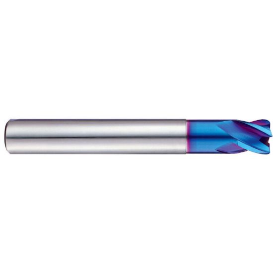 Picture of YG-1 G8A47912 DIA 12MM SH 0.4724 LOC 0.4724 OAL 3.1496 End Mill Standard Flute Standard Helix Carbide TiAlN Single End Corner Radius 0.0197 0.50MM X-5070 End Mill